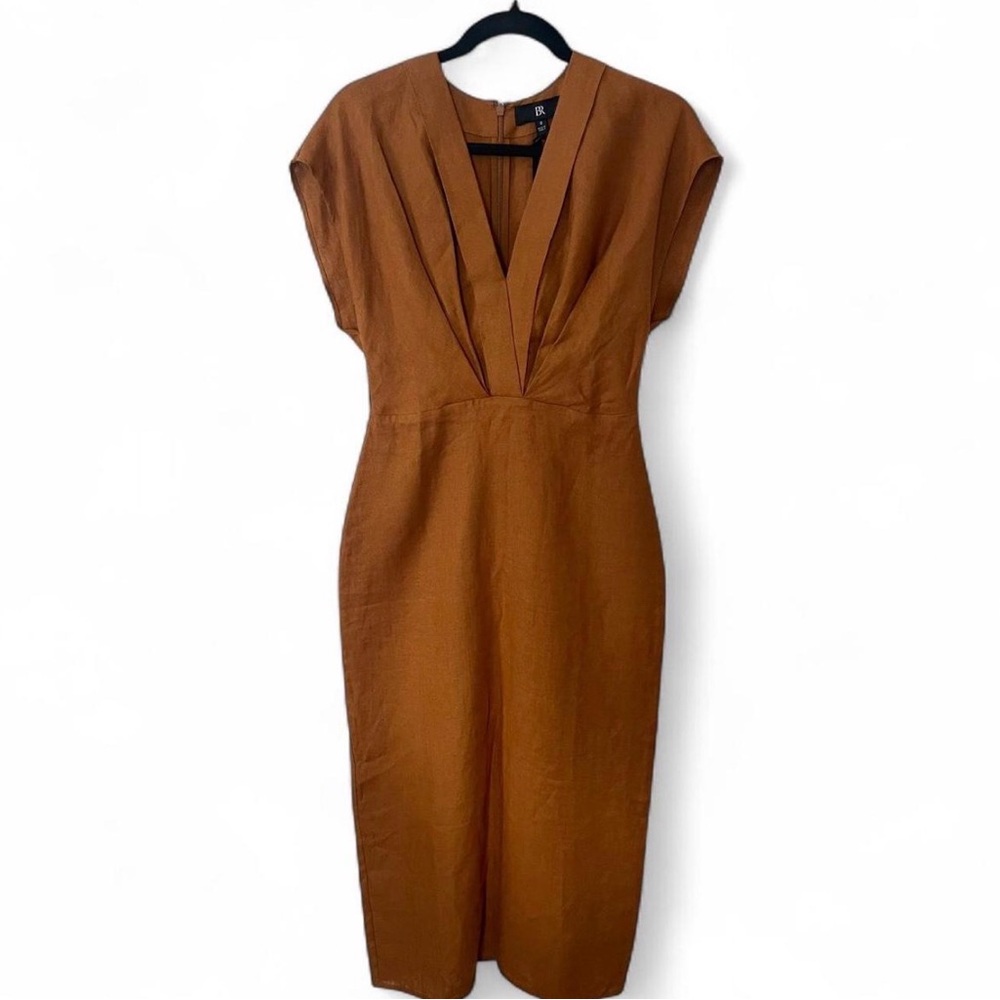 Banana Republic Tan Midi Dress